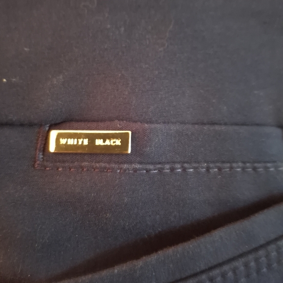 The 5" Short Women's Navy Blue Dress Bermuda Shorts Cotton Blend - Picture 4 of 9